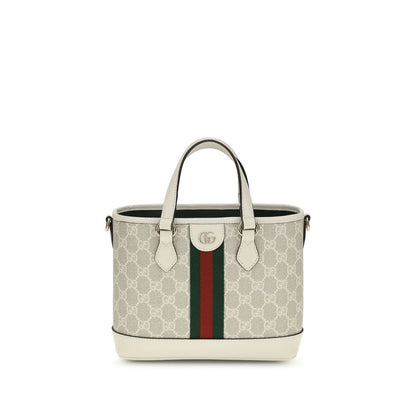 Gucci Weiße Stoff-Schultertasche