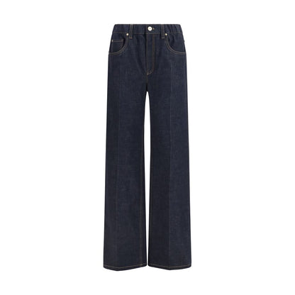 Brunello Cucinelli Blaue Baumwolljeans Denim