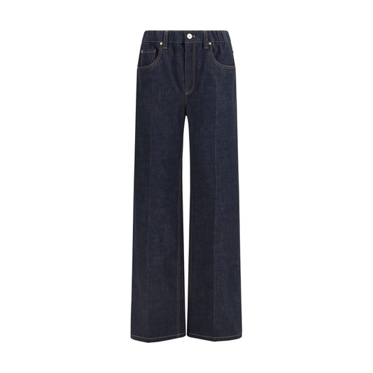 Brunello Cucinelli Blaue Baumwolljeans Denim
