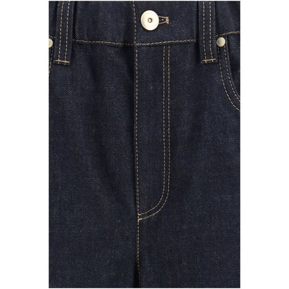 Brunello Cucinelli Blaue Baumwolljeans Denim