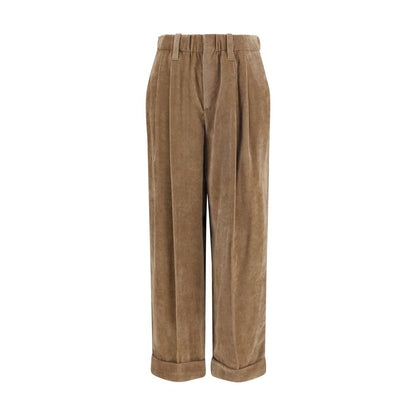 Brunello Cucinelli Braune Viskose-Freizeithose