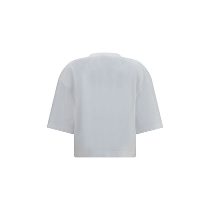 Brunello Cucinelli Weißes Baumwoll-T-Shirt