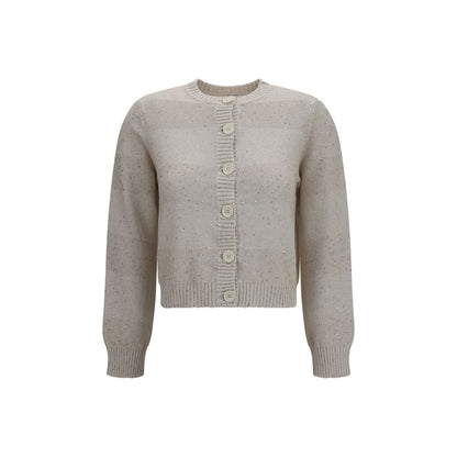 Brunello Cucinelli Beige Baumwoll-Sweatshirt