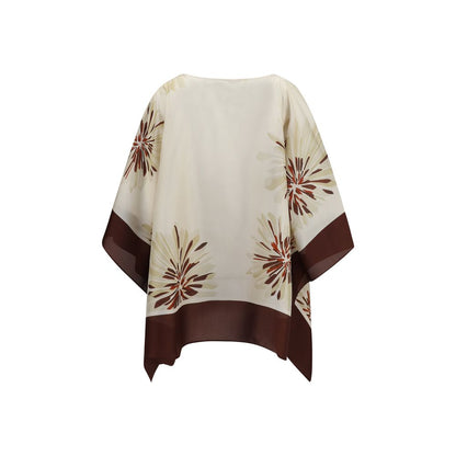 Brunello Cucinelli Mehrfarbige Seidenbluse