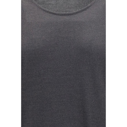Brunello Cucinelli Graues ärmelloses Kaschmir-T-Shirt