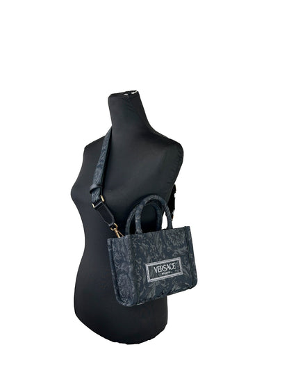 Versace Damen 'Extra Small Athena' Shopper Schwarz