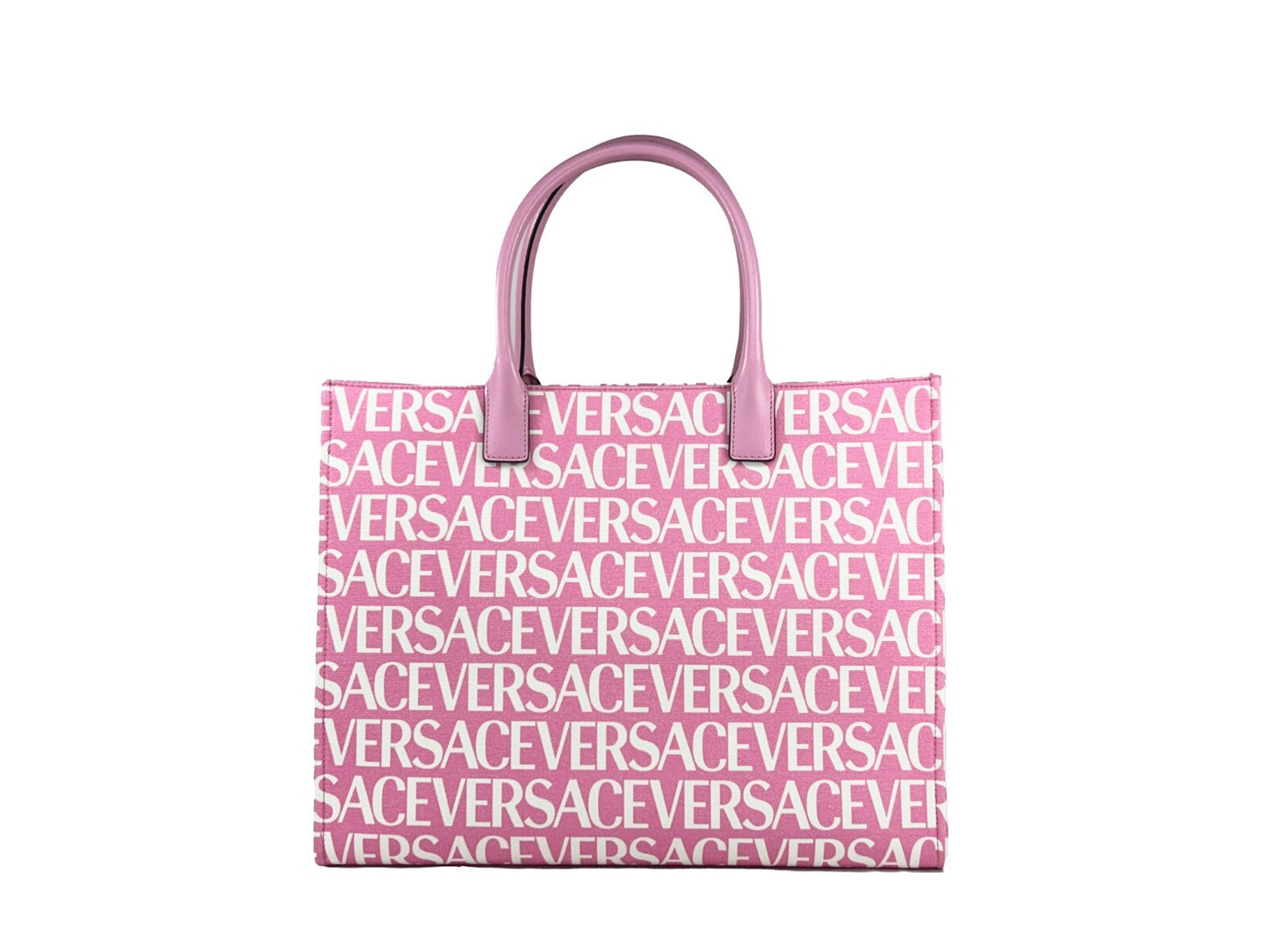 Versace Medusa Große Canvas Shopper Bag Baby Pink