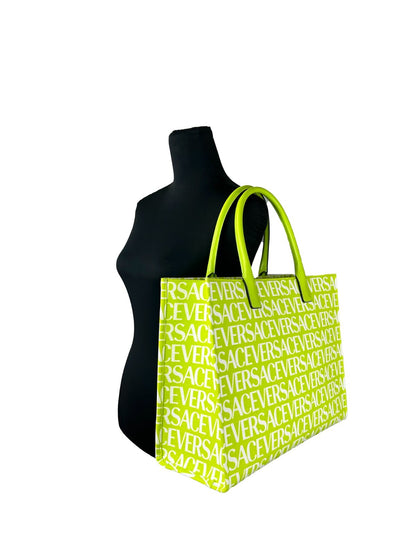 Versace Medusa Große Canvas-Tragetasche
