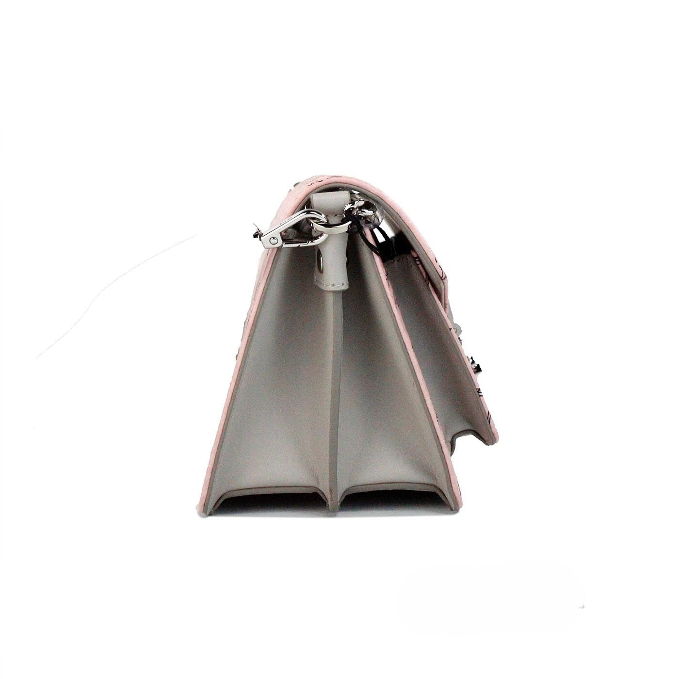 MCM Signature Patricia Leder Mini Flap Lock Umhängetasche