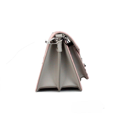 MCM Signature Patricia Leder Mini Flap Lock Umhängetasche