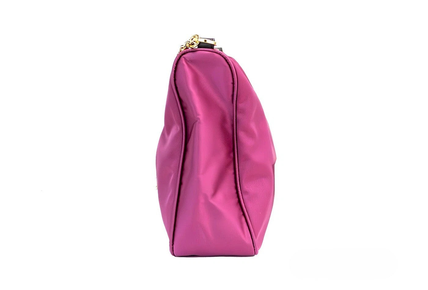 Versace Kleine Dahlia Nylon Stoff Medusa Anhänger Umhängetasche Schultertasche