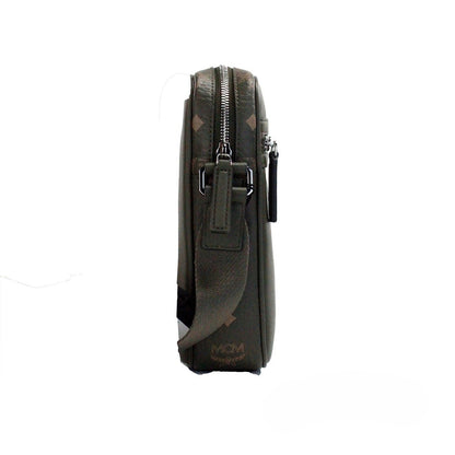 MCM Visetos Leder Kamera Crossbody Tasche