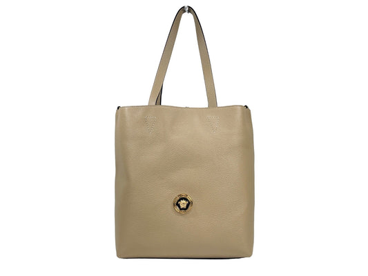 Versace Medusa Große Leder-Tragetasche mit Pochette
