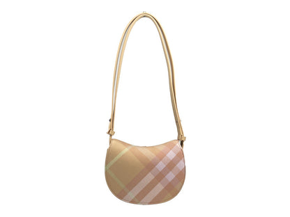 Burberry Mini Check Rocking Horse Umhängetasche