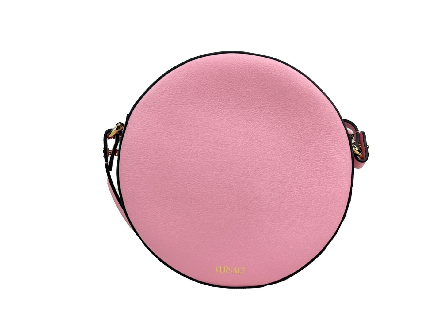 Versace Runde Disco Leder Kamera-Tasche Umhängetasche
