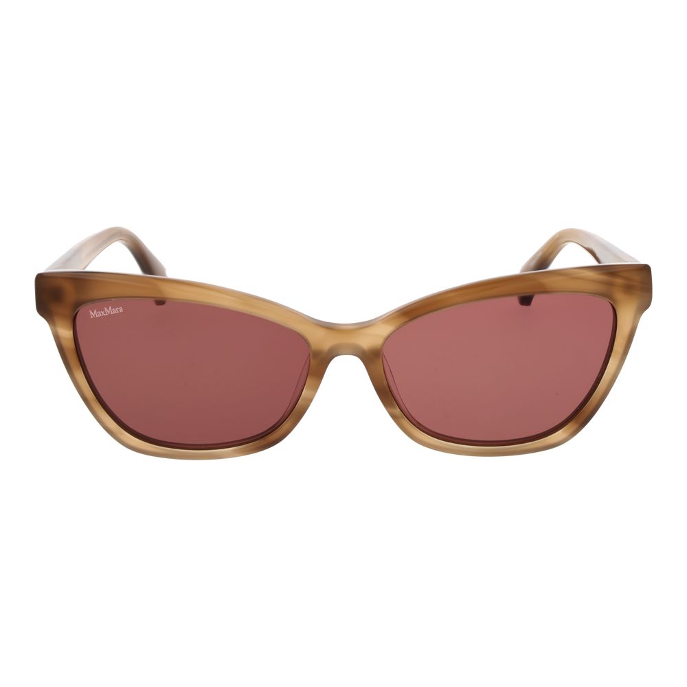 Max Mara Braune Sonnenbrille aus Acetat