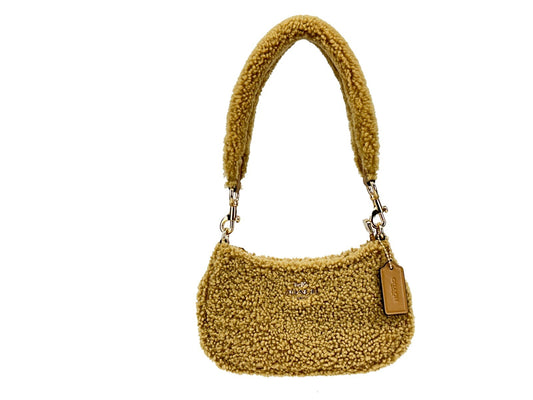 COACH Coach Teri Mini Shearling Crossbody Tasche
