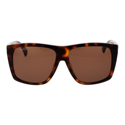 Max Mara Braune Sonnenbrille aus Acetat