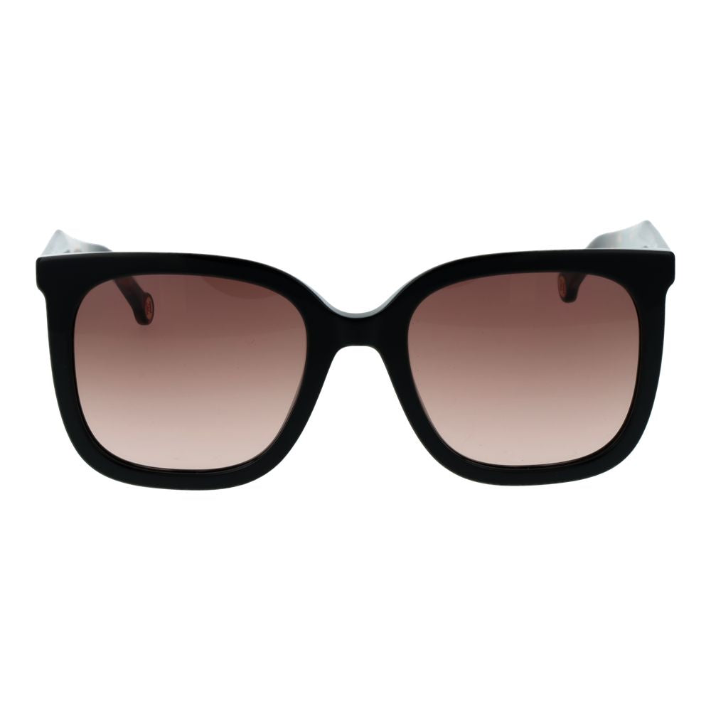 Carolina Herrera Schwarze Sonnenbrille aus Acetat
