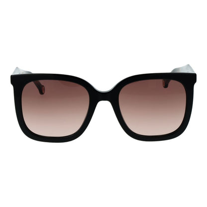 Carolina Herrera Schwarze Sonnenbrille aus Acetat