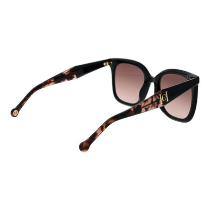 Carolina Herrera Schwarze Sonnenbrille aus Acetat