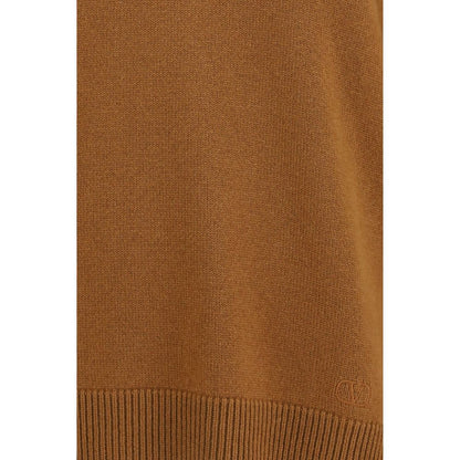 Valentino Brauner Kaschmirpullover