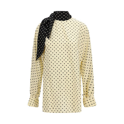Valentino Beige Seidenbluse