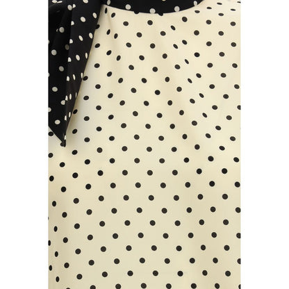 Valentino Beige Seidenbluse