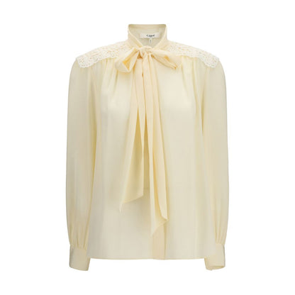 Chloé Beige Polyester Bluse
