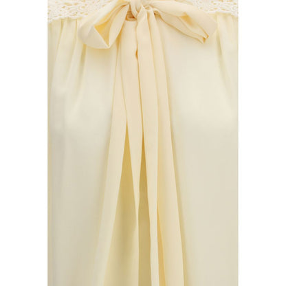 Chloé Beige Polyester Bluse
