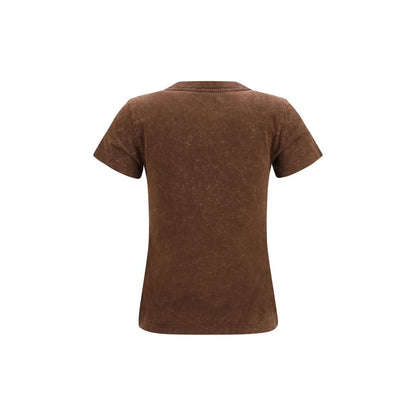 Ganni Brauner Baumwoll-Sweatshirt