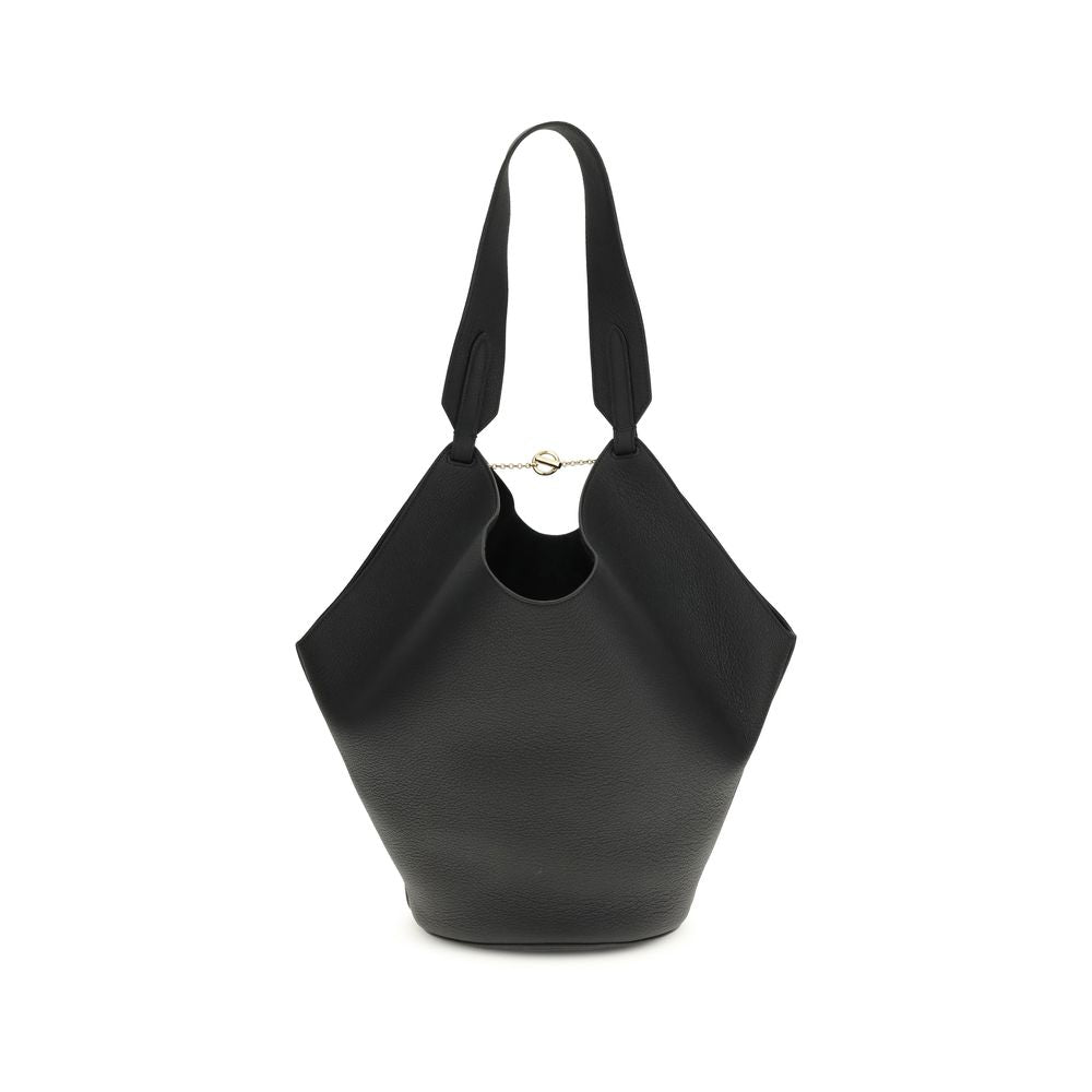 Khaite Schwarze Bos Taurus Kalbsleder Schultertasche