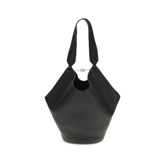 Khaite Schwarze Bos Taurus Kalbsleder Schultertasche