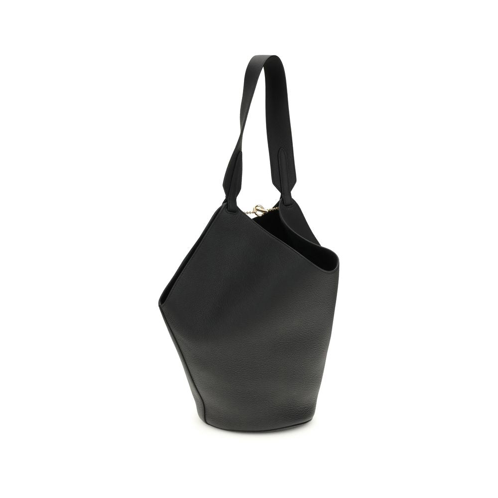 Khaite Schwarze Bos Taurus Kalbsleder Schultertasche