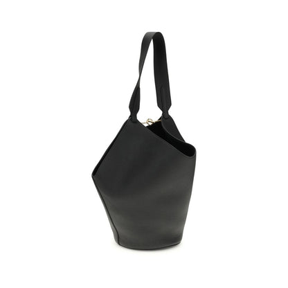 Khaite Schwarze Bos Taurus Kalbsleder Schultertasche