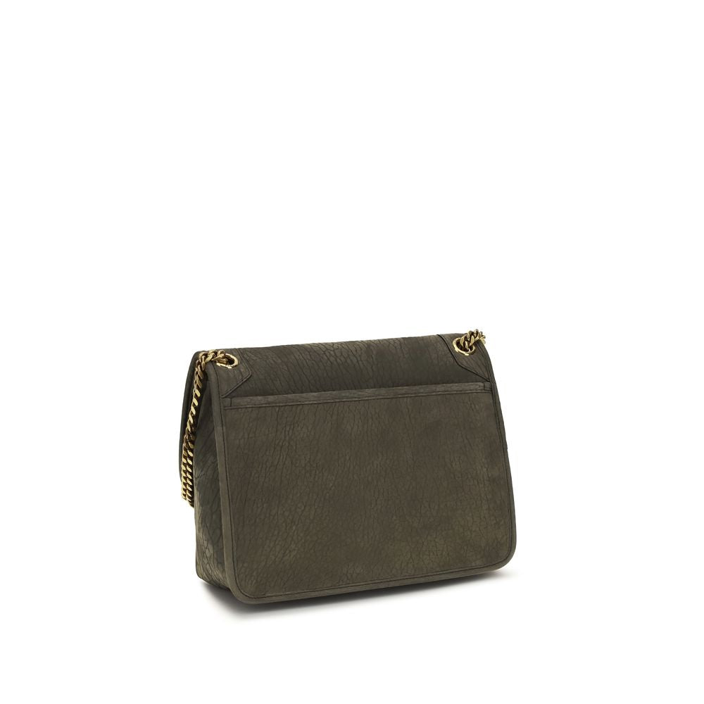 Saint Laurent Graue Lammleder Schultertasche Ovis Aries Aries