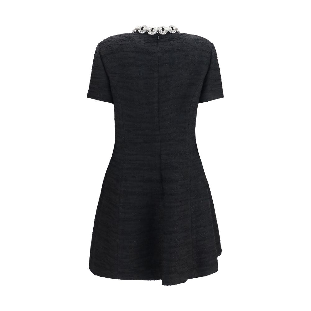 Valentino Schwarzes Baumwoll-Freizeitkleid