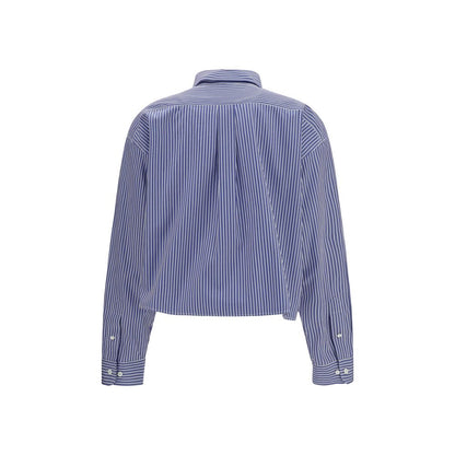 Miu Miu Blaues Baumwollhemd