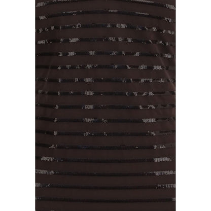 Brunello Cucinelli Einteiliger Badeanzug aus braunem Nylon