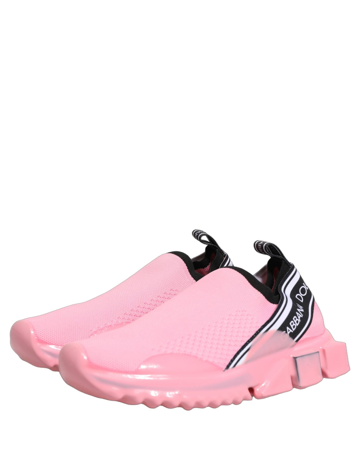 Dolce & Gabbana Pink Slip-On Low-Top Sorrento Sneaker
