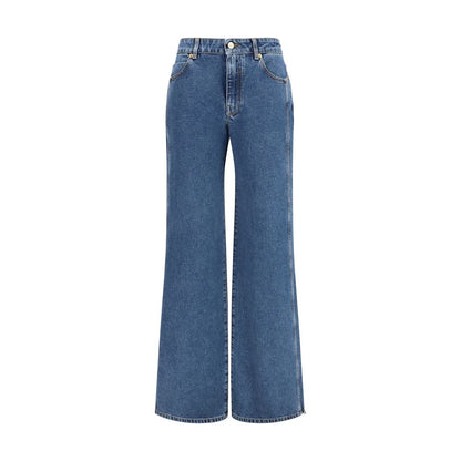 Balmain Blaue Baumwolljeans Denim