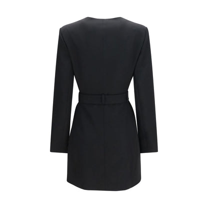 Balmain Schwarzer Oves Aries Wollblazer