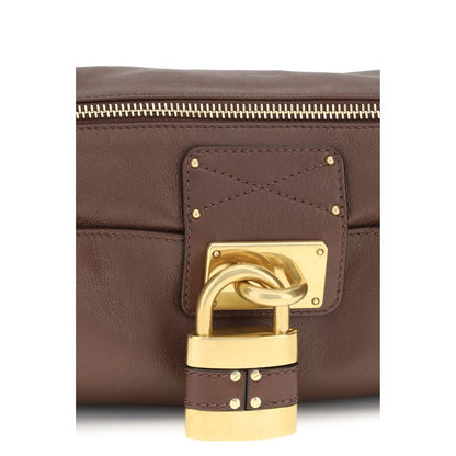 Chloé Braune Kalbsleder Bos Taurus Schultertasche