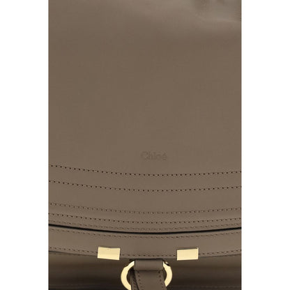 Chloé Beige Kalbsleder Bos Taurus Schultertasche