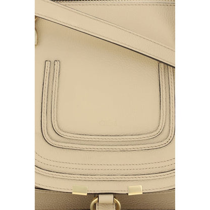Chloé Beige Kalbsleder Bos Taurus Schultertasche