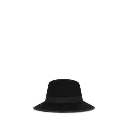 Valentino Garavani Schwarzer Baumwoll-Fedora