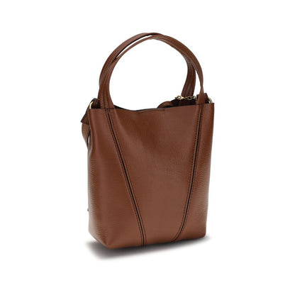 Chloé Braune Kalbsleder Bos Taurus Schultertasche