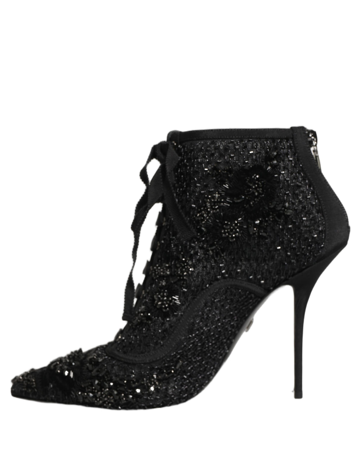 Dolce & Gabbana Black Polyester Boots