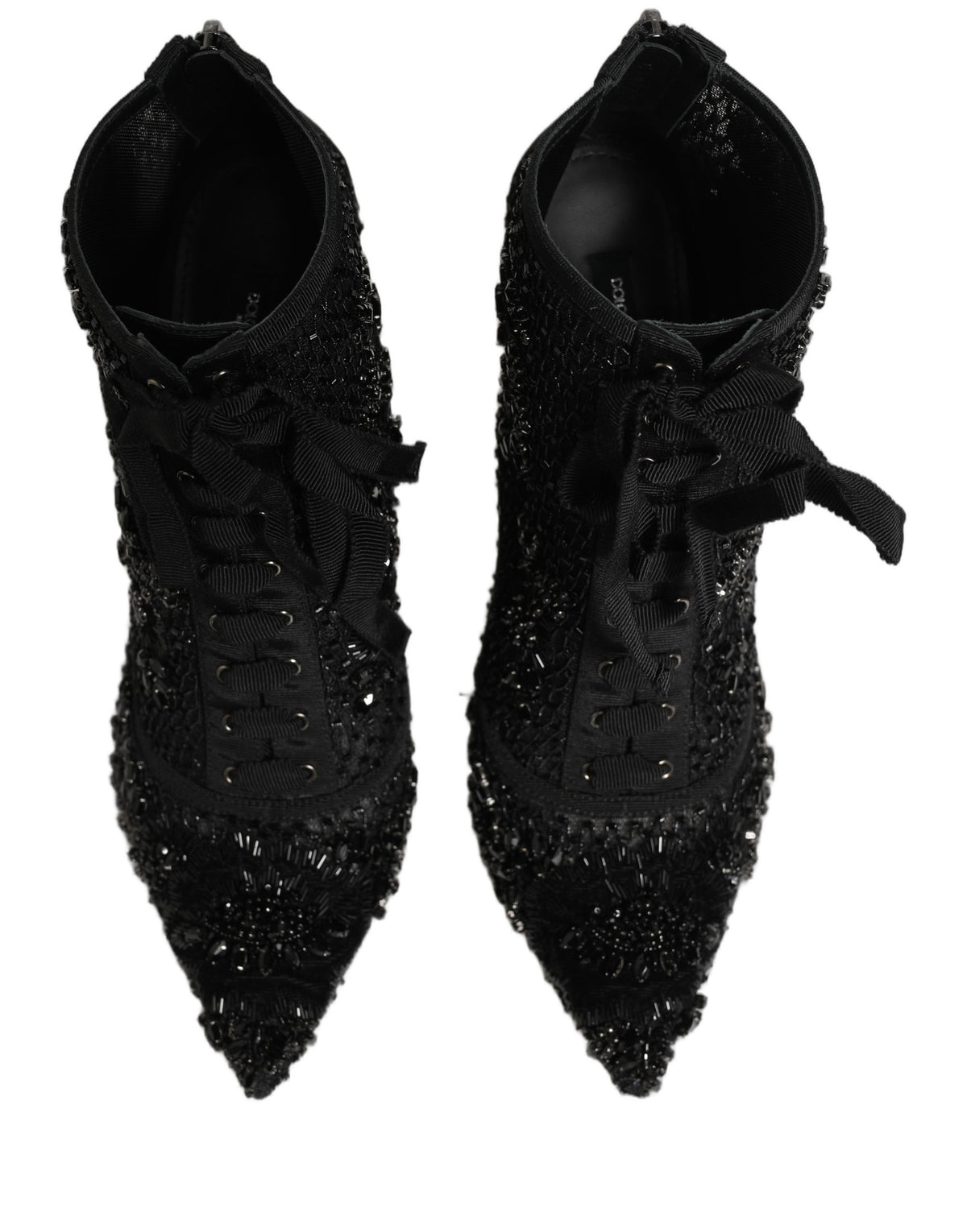 Dolce & Gabbana Black Polyester Boots