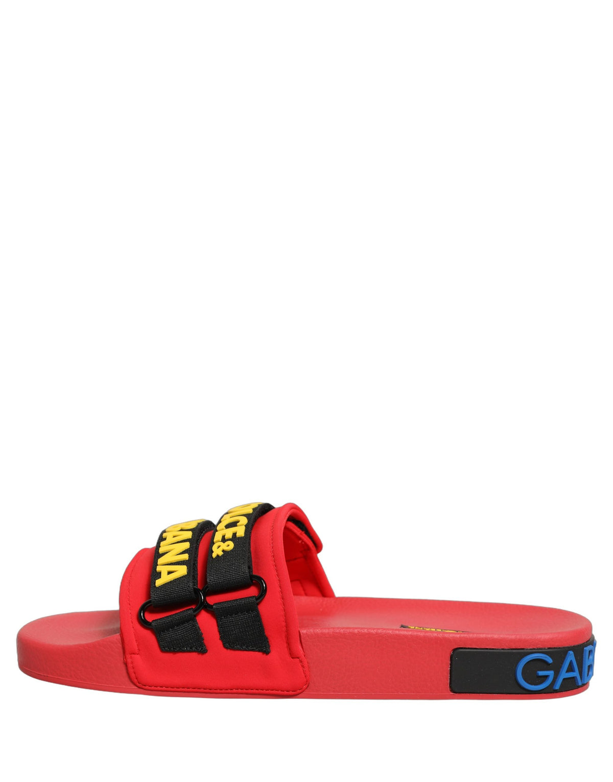 Dolce & Gabbana Red Polyester Loafers